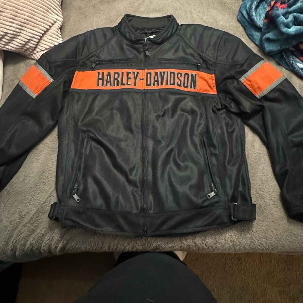 XL men’s textile Harley Davidson riding jacket